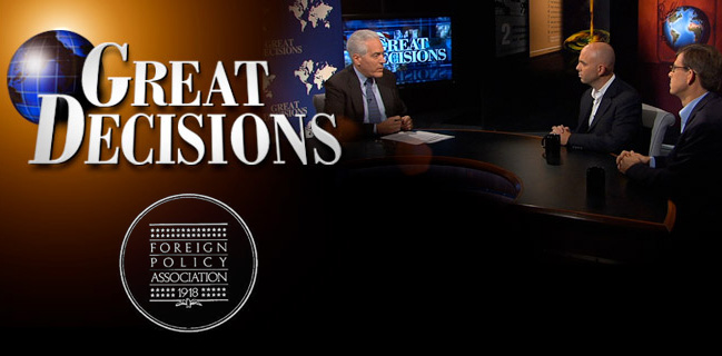 GREAT DECISIONS DISCUSSIONS ARE STARTING ON SEPTEMBER 10. JOIN NOW!