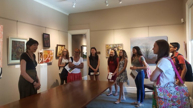 Read more about the article 2018 SUMMER INTERNS LEARNING ABOUT ART & ACTIVISM!