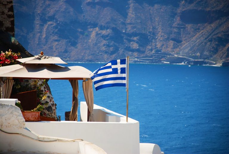 santorini, greece, flag-1948680.jpg