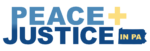 Peace + Justice in PA logo